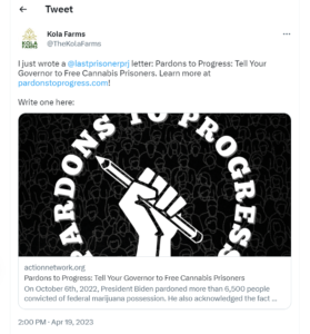 Pardons to Progress